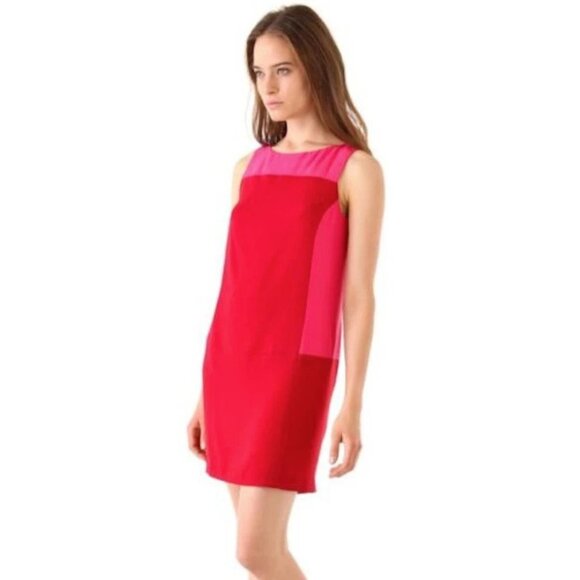 RAG & BONE Corina Colorblock Shift Dress - Picture 2 of 10